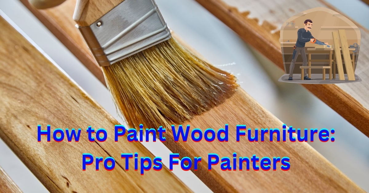 How to Paint Wood Furniture Pro Tips For Painters