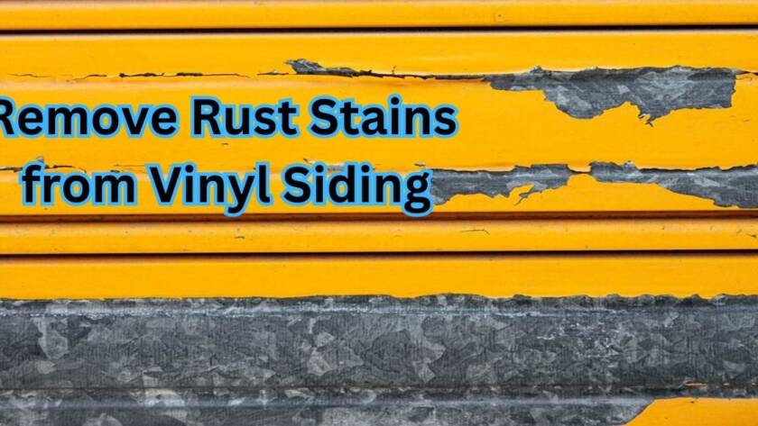 Remove Rust Stains from Vinyl Siding